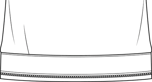 banded hem