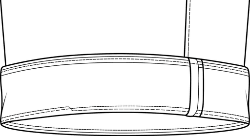 cuffed leg