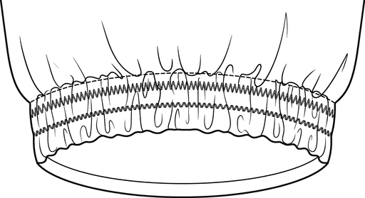 elasticated leg opening