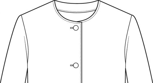 no lapel