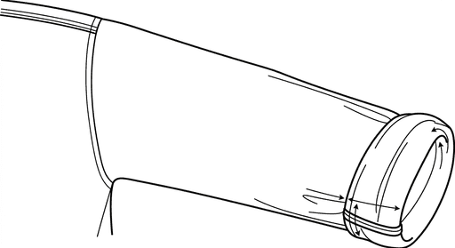 rolled cuff