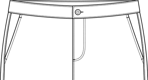 flat front waistband
